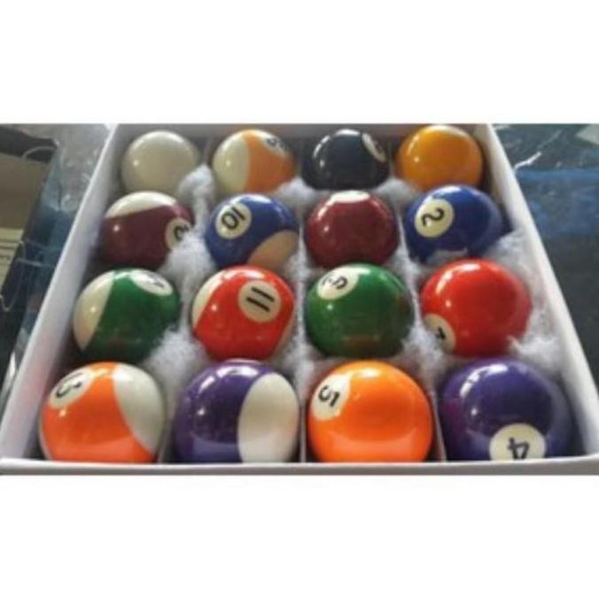 Bola Billiard 1 Set Ukuran 1 7/8 - Bola Kecil BEST SELLER