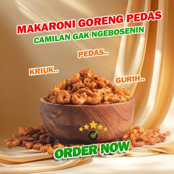 

Makaroni Cikruh Original PEDAS Daun Jeruk Viral 1KG Cemilan Sultan Cianjur Tidak Ada Pakai Pengawet