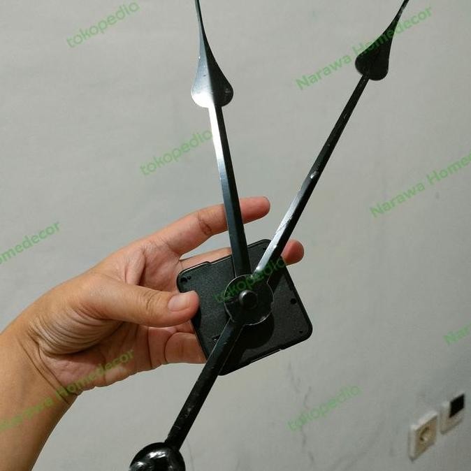 (Allthebest) MESIN JAM DAN JARUM JAM PANJANG UNTUK JAM DINDING INFORMA