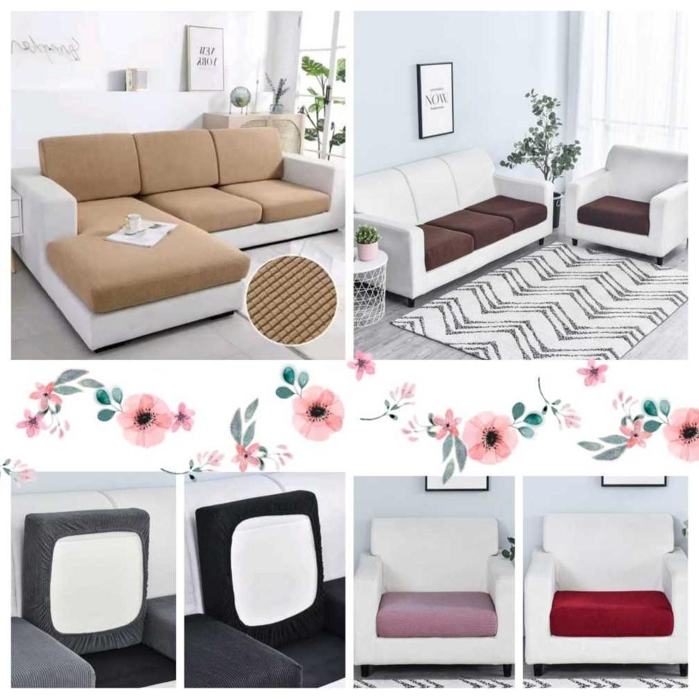 TERBARU- Sarung dudukan sofa elastis 1.2.3 / Cover dudukan sofa