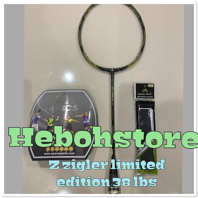 Sale Raket Badminton Apacs Z-Ziggler Limited Edition Original 38 Lbs