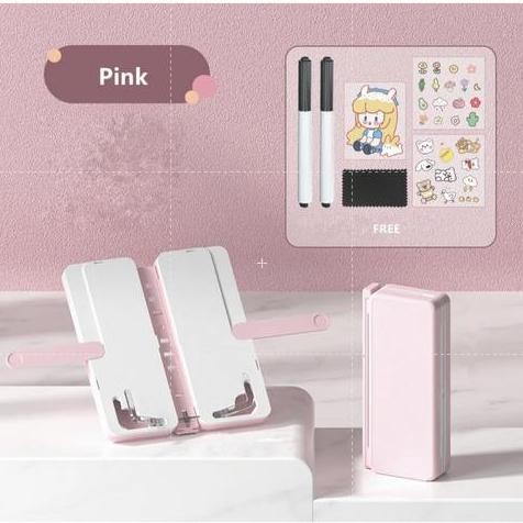 

Tempat Pensil Multifungsi / Kotak Pensil Minimalis Dengan Papan & Penyangga Buku Serbaguna Hm