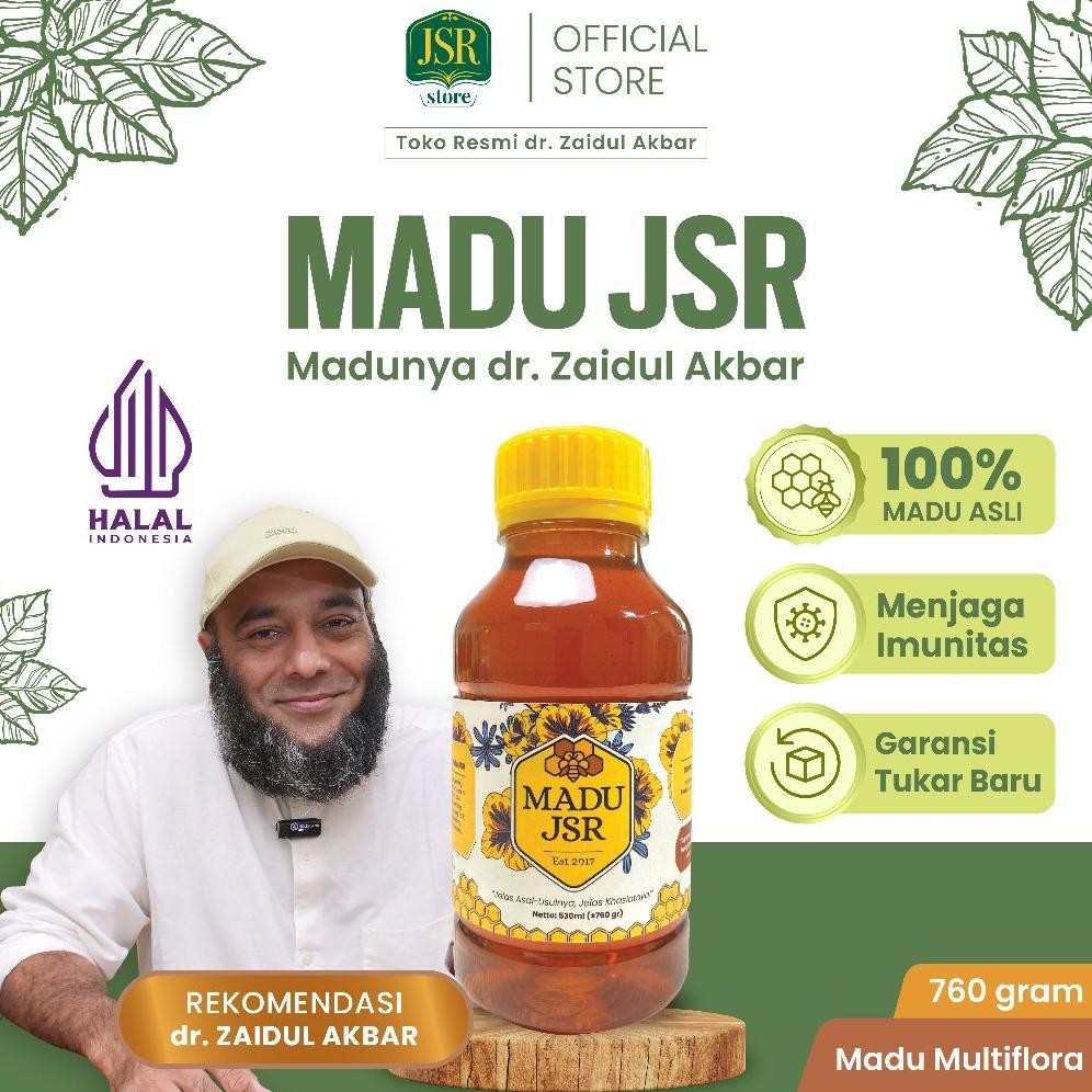 

(Terbaru) MADU JSR dr Zaidul Akbar Asli dan Murni 100% - 360gram - 760gram (Terlaris)