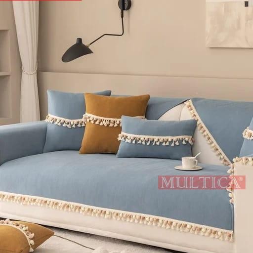 Multica Cod Sarung Sofa Sudut Mewah Cover Ruang Tamu Penutup Sofa Sarung Sofa Sudut 1 2 3 4 Seat