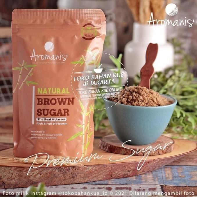 

Baru Aromanis Gula Tebu 250gr - Organic Molasses Brown Sugar Organik