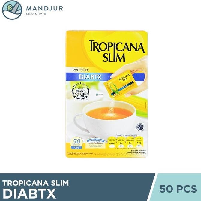 

Baru Tropicana Slim Diabtx 50 Sachet - Gula Tabur Diet Diabetes Rendah Kalori