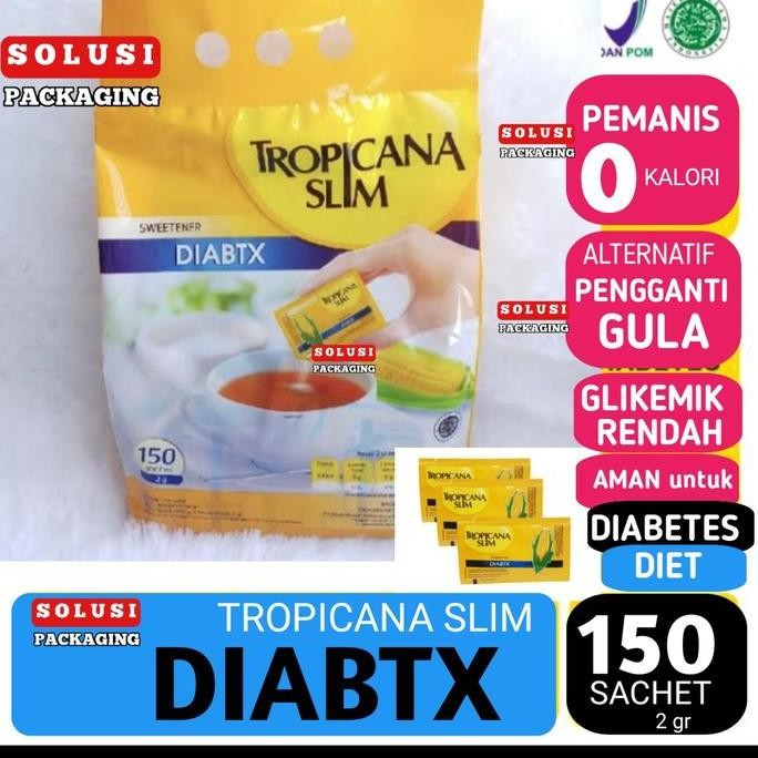 

Baru Tropicana Slim Diabtx 150 Sachet - Pemanis Diet untuk Diabetes & Hotel