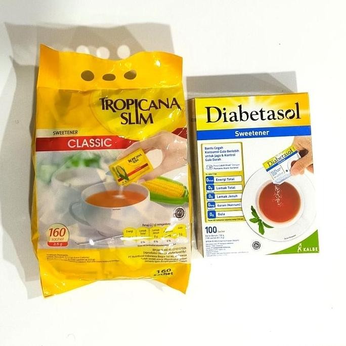

Baru Tropicana Slim Classic 160 Sachet - Gula Pengganti Kalori Rendah Diet Sehat