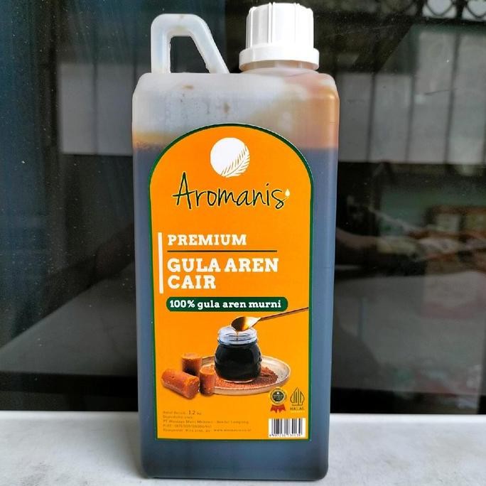

Baru Gula Aren Cair Aromanis 1.2kg Jerigen - Gula Malaka Palm Sugar