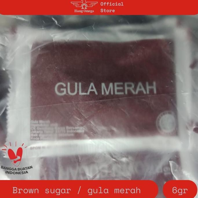 

Baru Gula Merah Sachet 6gr x 250pcs - Brown Sugar Bantal Mini Isi 250 Pcs