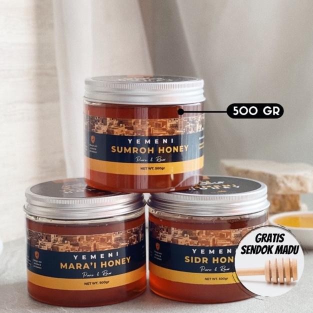 

(Terbaru) 500 gr Madu Yaman Sidr Baghiyah | Madu Marai /Marai | Madu Sumroh Premium High Quality Yemeni Honey (Terlaris)