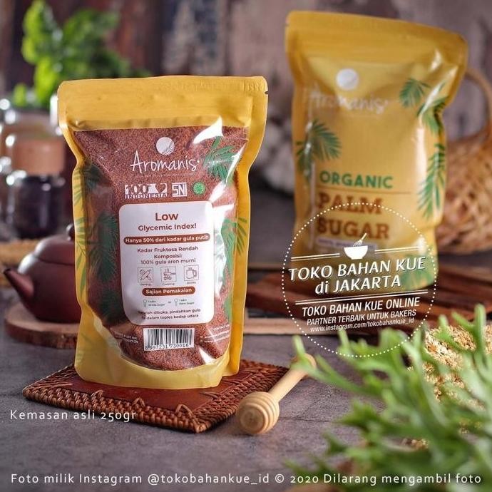 

Baru Aromanis Palm Sugar 250gr - Gula Semut Kelapa Organik Tradisional