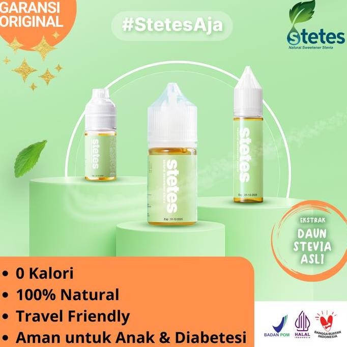 

Baru Stetes Stevia Pemanis Cair Zero Calorie - Tanpa Kalori Diet & Diabetes BPOM