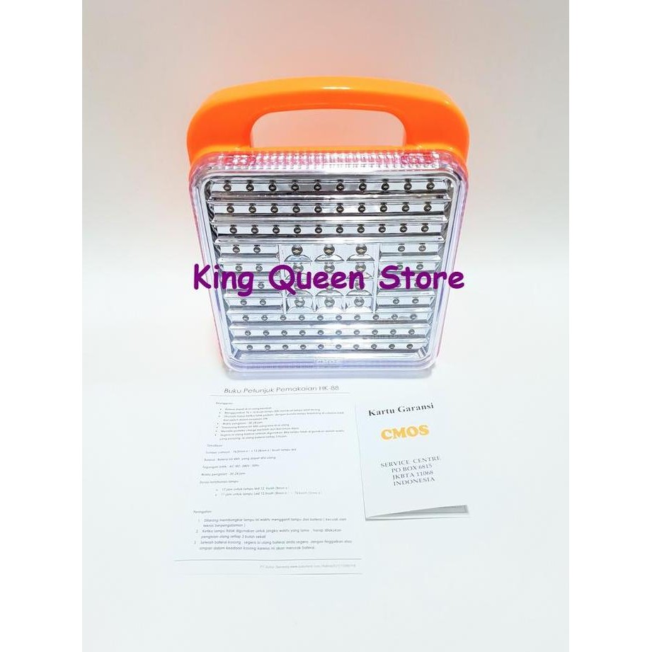 Lampu Darurat Cmos Hk-88 Emergency Lamp Cmos Hk88