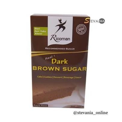 

Baru Ricoman Dark Brown Sugar 500gr - Gula Coklat Premium untuk Baking