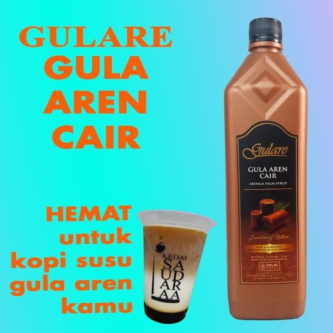 

Baru Gulare Gula Aren Cair 1,3kg - Palm Sugar Murni Alami