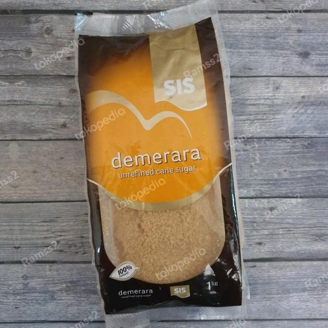 

Baru SIS Demerara Unrefined Sugar 1kg Gula Tebu Alami Singapore
