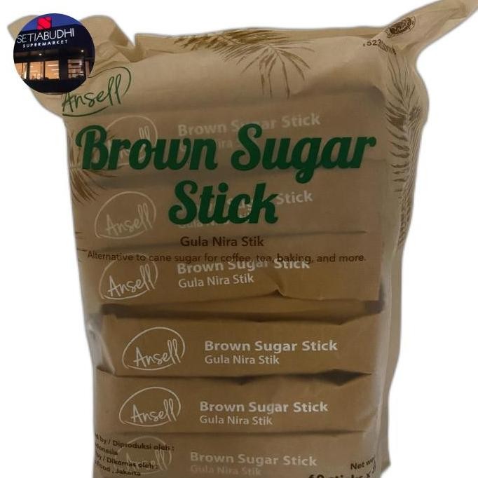 

Baru Ansell Brown Sugar Stick 480gr Gula Merah Stik Coconut Sugar