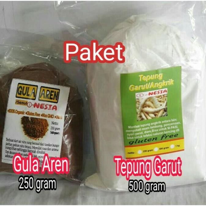 

Baru Paket Gula Aren & Tepung Garut 500gr + 250gr - Kombo Tradisional