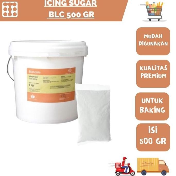 

Baru Icing Sugar BLC Blanca 500gr Gula Halus Putih untuk Kue dan Roti