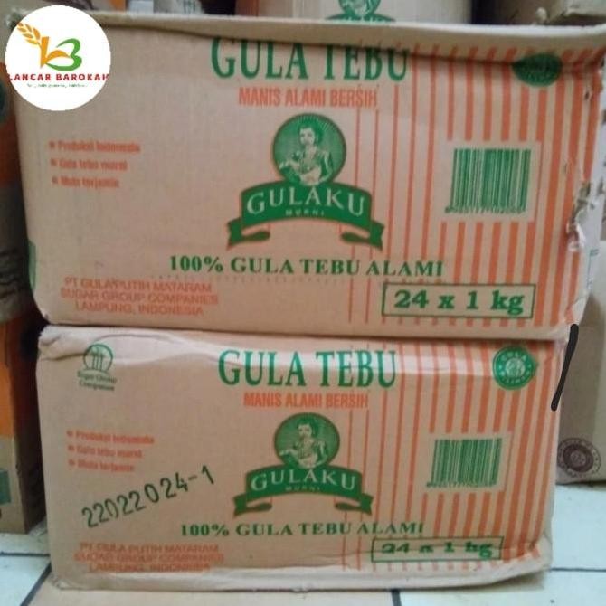 

Baru Gulaku Gula Pasir 1kg (Dus Isi 24) - Gula Tebu Putih Ekonomis
