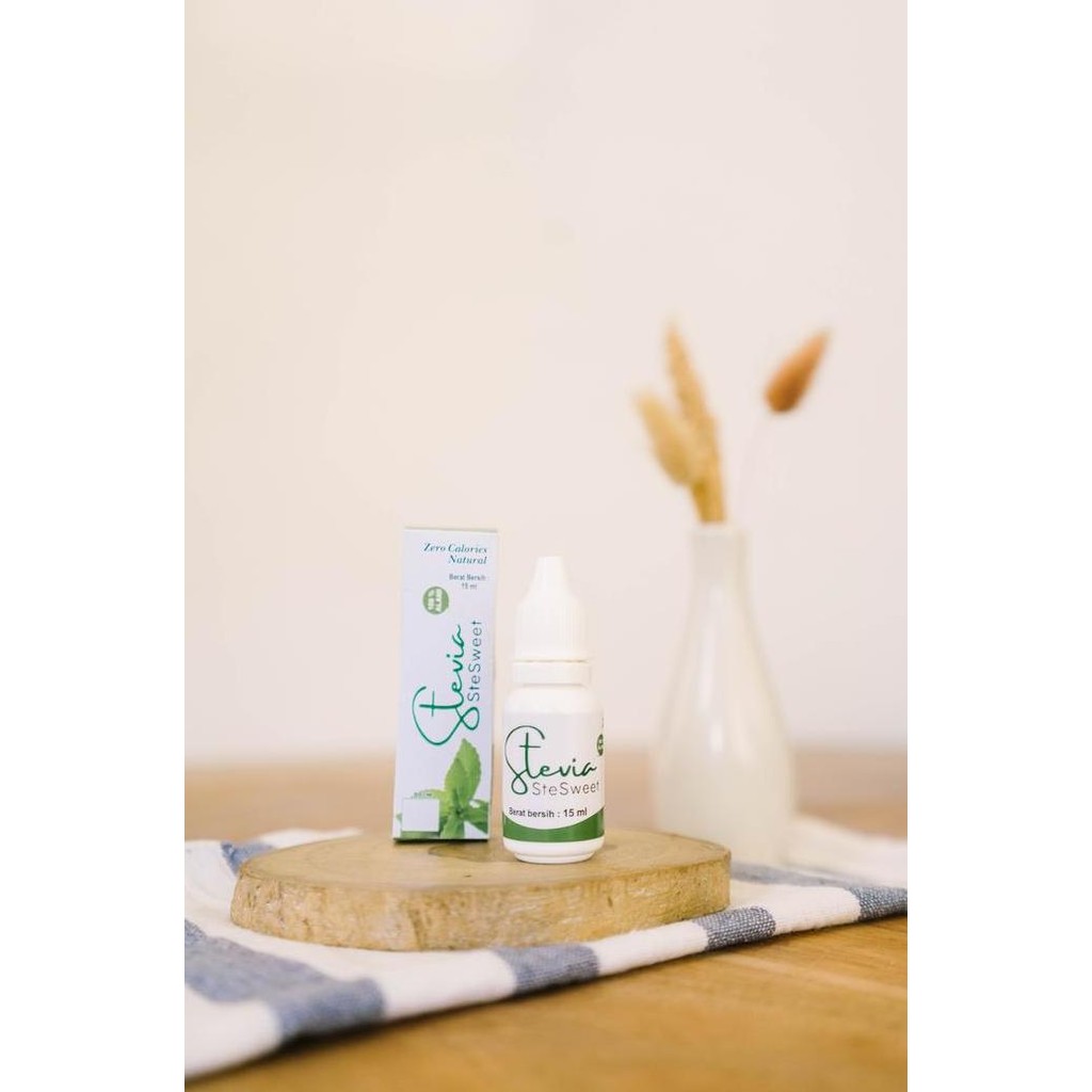 

Baru Stevia Liquid 15ml - Pemanis Alami Daun Stevia