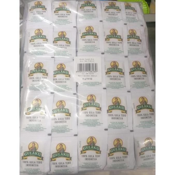 

Baru Gulaku Sachet Gula Stick 250 pcs x 8gr - Gula Tebu Kafe & Hotel