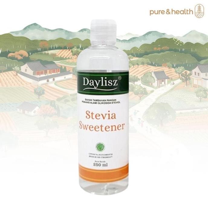 

Baru Gula Stevia Cair Daylisz 250ml Pemanis Alami Tanpa Kalori