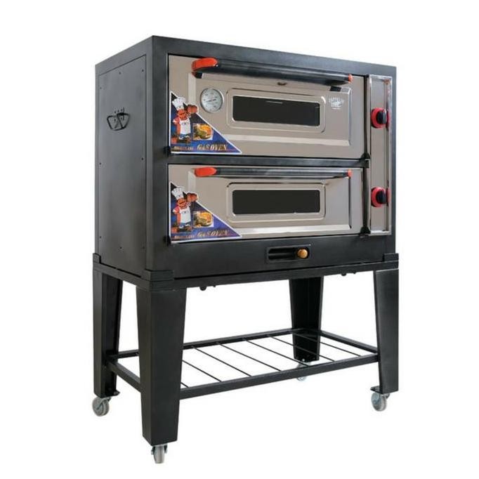 Oven Gas Zeppelin Black Oven 90Cm Pemantik Otomatis