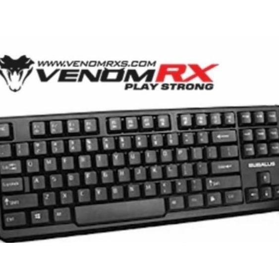Promo Keyboard Dan Mouse Combo Venomrx Bubalus Usb
