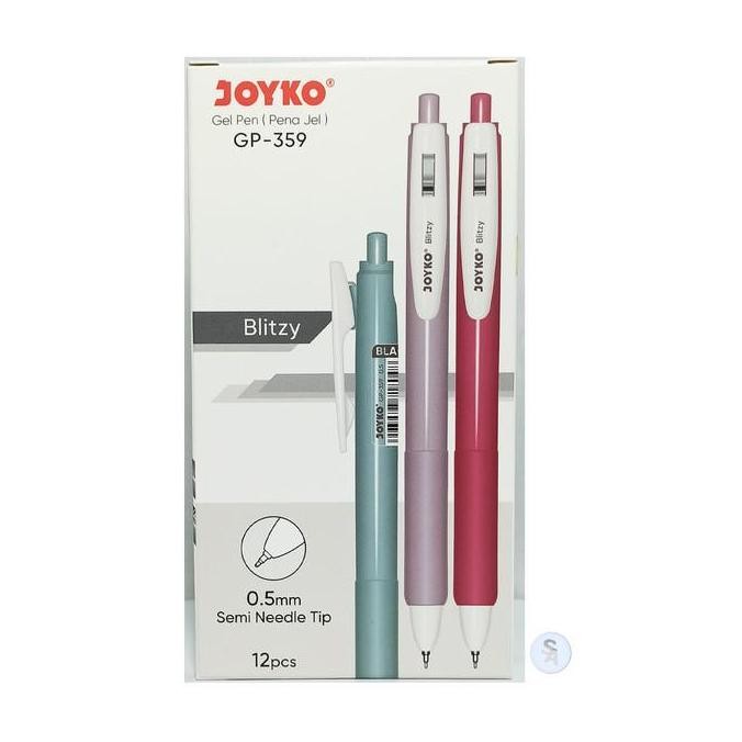 

Gel Pen Pulpen Pena Joyko Gp-359 Blitzy Gel 0.5 Mm