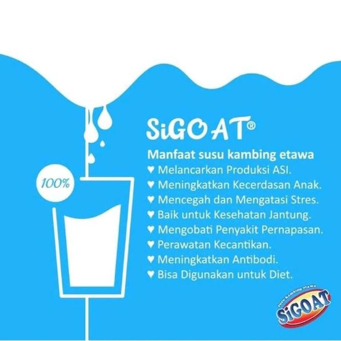 

Murah 4 Box Sigoat Susu Kambing Etawa Bubuk Premium 200Gr