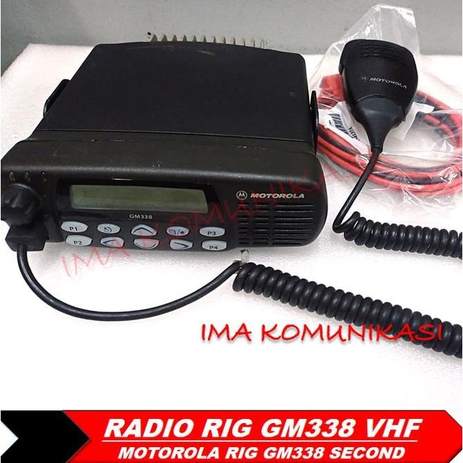 Murah Radio Rig Motorola Gm338 Vhf Bekas