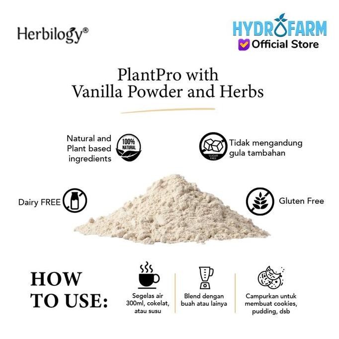 

Sale Herbilogy - Plantpro Protein Powder Vanilla And Herbs