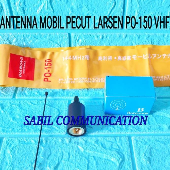 Promo Antena Mobil Vhf Pecut Larsen Po150 Po-150 Vhf Antena Mobil Larsen