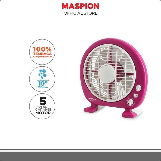 TERBARU MASPION KIPAS ANGIN KOTAK BOX FAN 10 INCH JF-121 T TERMURAH