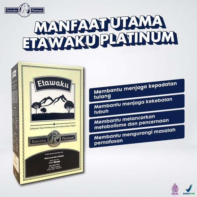 

Grosir Paket 2 Box Susu Etawaku Platinum | Susu Kambing Etawa Bubuk Minuman Serbuk Dairy Milk
