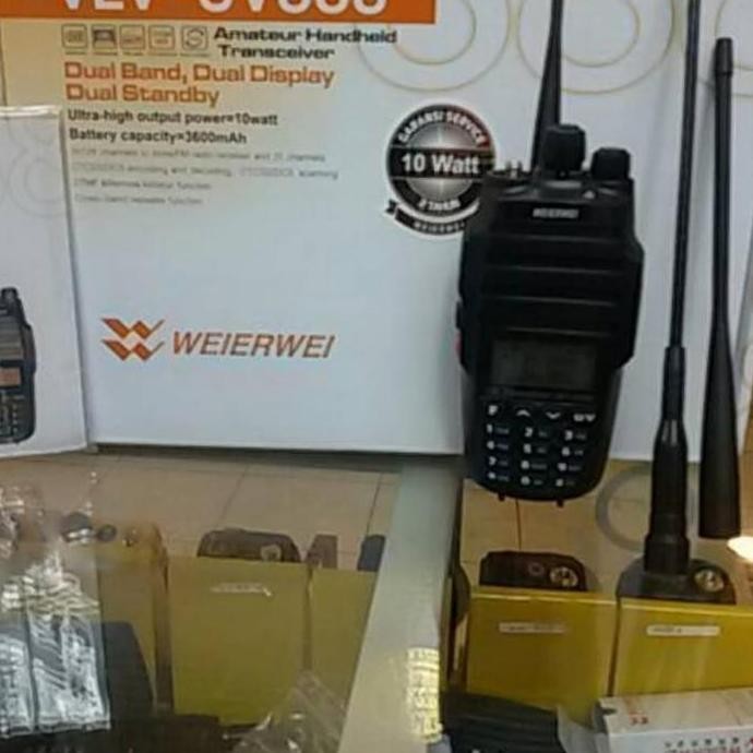 Promo Ht Weirwei Uv888 Dual Band 10Watt