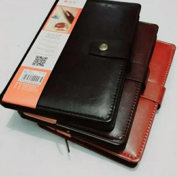 

Tersedia Notebook Kulit A5 32K Agenda Diary Buku Catatan Kulit Tebal