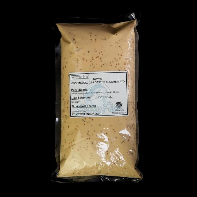 

Tersedia Kewpie Cooking Sauce Roasted Sesame Mayo 1kg - Saus Mayonais Wijen Jepang