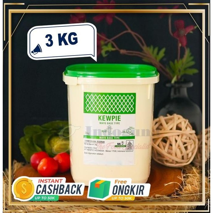 

Tersedia Kewpie Mayonaise Base Type 3kg - Maynaise Base 3kg Bahan Merah Sauce