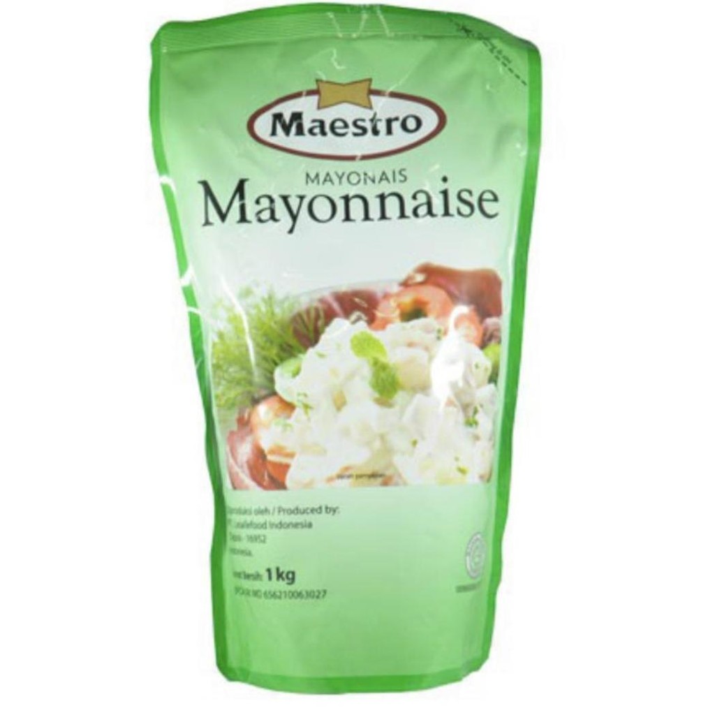 

Tersedia Maestro Mayonnaise 1kg - Box Isi 10 pcs