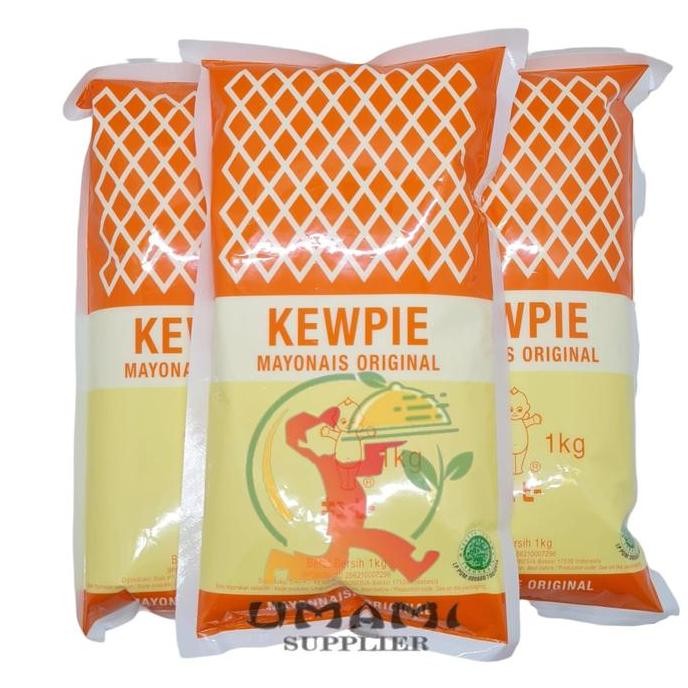 

Tersedia Kewpie Original Mayonnaise 1kg - Saus Mayones Halal