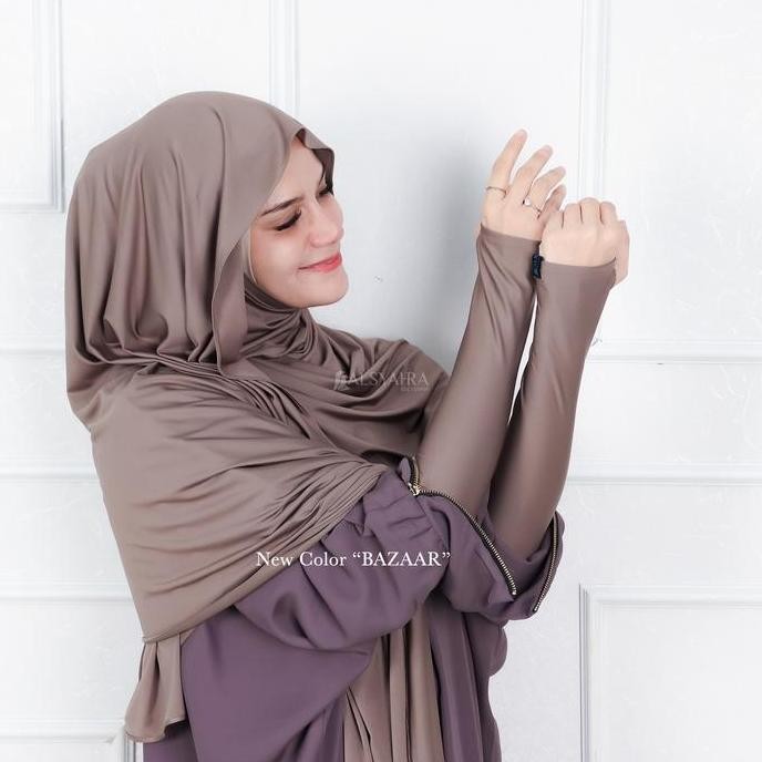 (Allthebest) Handsock Simple Syari Jempol Manset Muslim Polos Premium Alsyahra Exclusive Tangan Wani