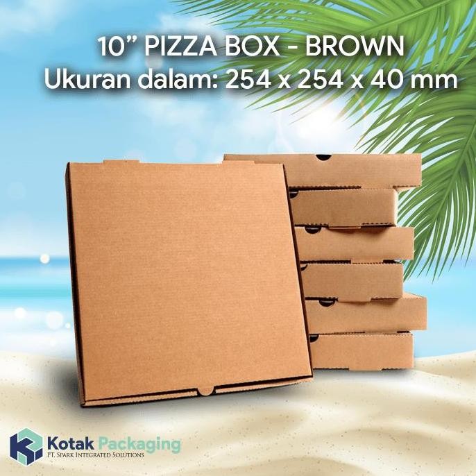 

TERMURAH - Kotak Pizza - 25 x 25 x 4 cm Kaos Kardus Box