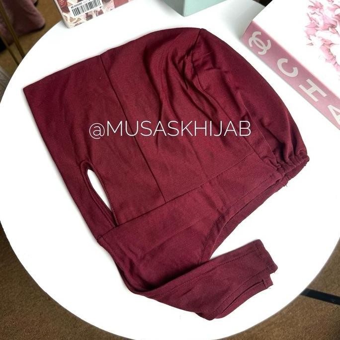 (Allthebest) CIPUT ANTI BUDEG BAHAN KAOS / CIPUT TALI ANTI BUDEG KAOS PE / INNER JILBAB ANTI BUDEG K