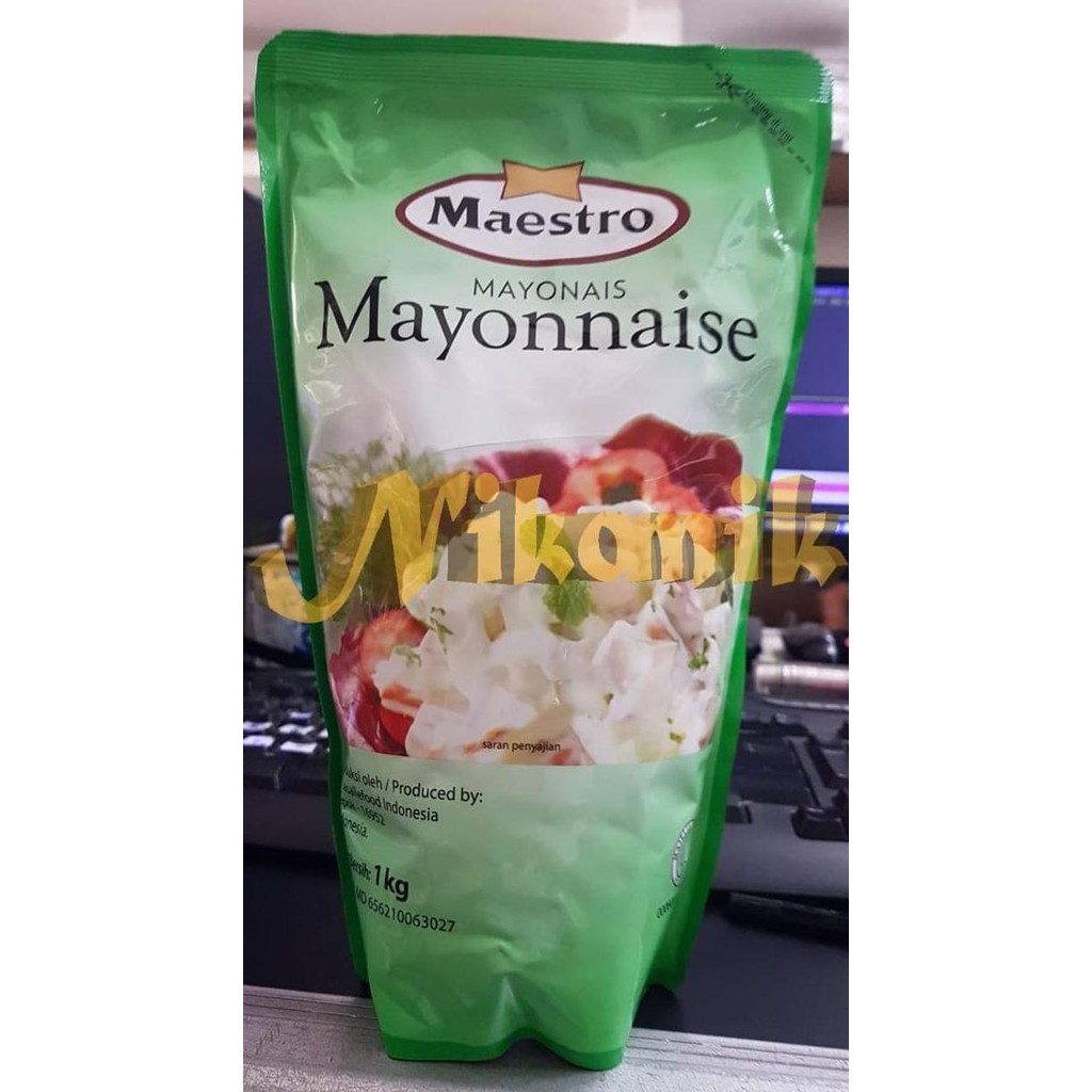 

Tersedia Maestro Mayonnaise 1Kg Saus Mayonais Original untuk Salad