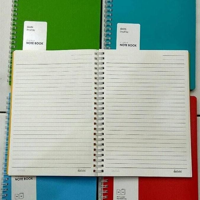 

Tersedia Notebook Ring Memo Buku Diary Catatan Daiichi A5 Harga Terjangkau