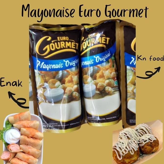 

Tersedia Mayonaise Euro Gourmet Original 1kg Saus Mayo Premium