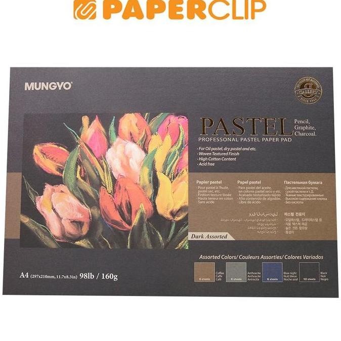 

TERMURAH - KERTAS / PASTEL PAPER MUNGYO MPPP-A4 30S DARK ASSORTED